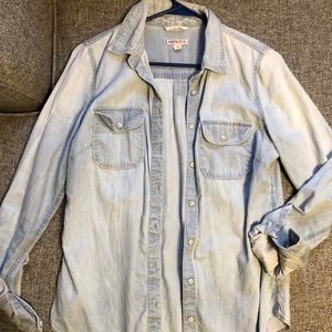 Button Up Jean Shirt